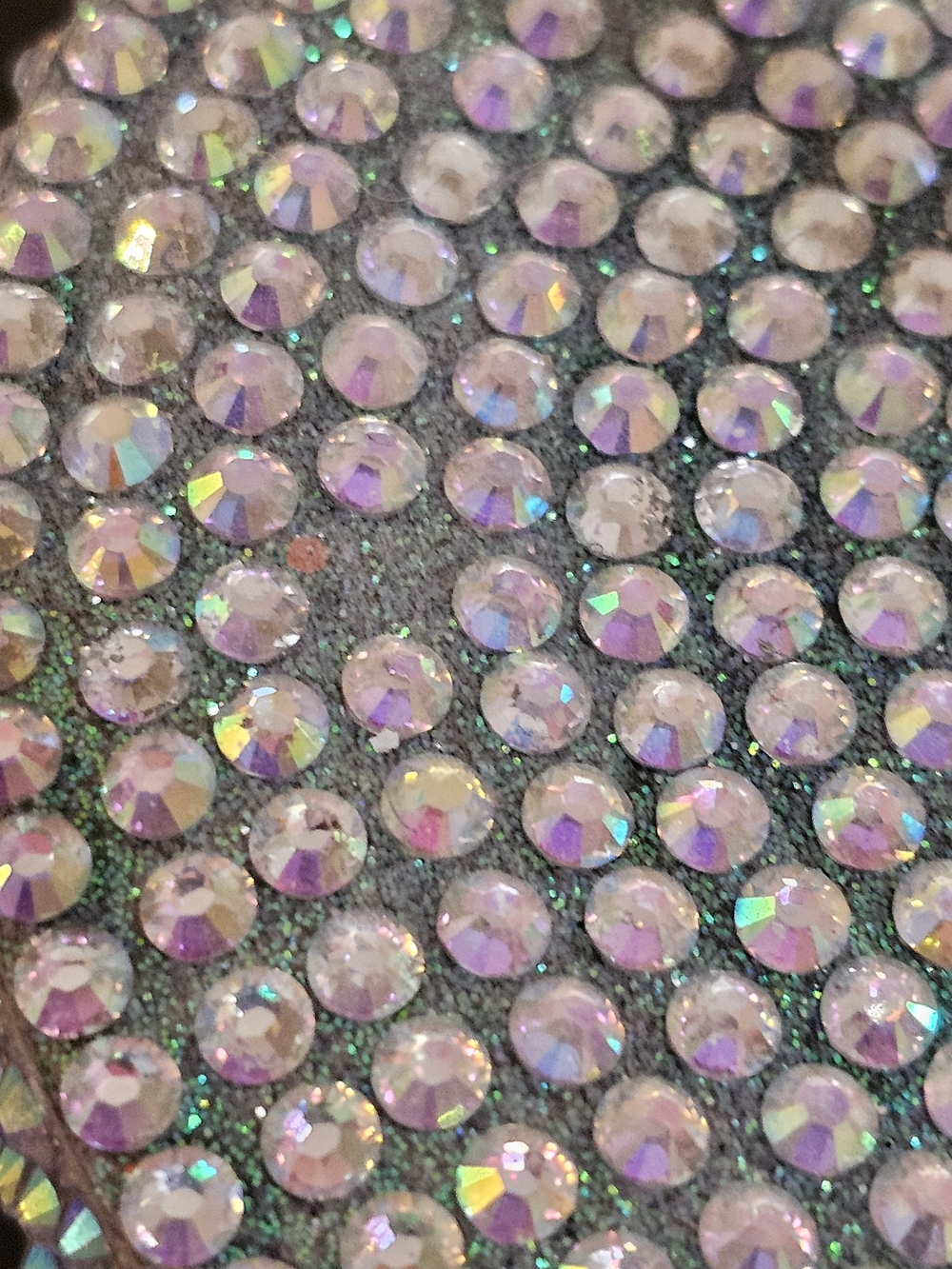 Iridescent Rhinestone Tumbler with Metal Straw - Picture 3 of 12